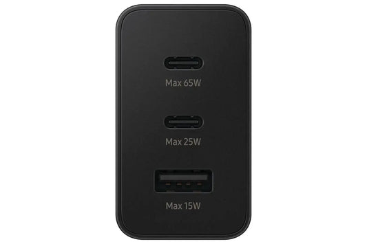 Samsung - Super Fast Charging 65W Trio Adapter - Black