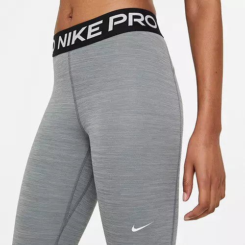 Nike Women's Pro Mid-Rise Mesh-Paneled Leggings