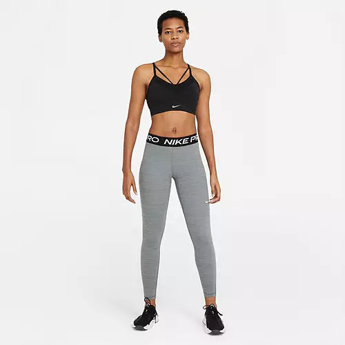 Nike Women's Pro Mid-Rise Mesh-Paneled Leggings