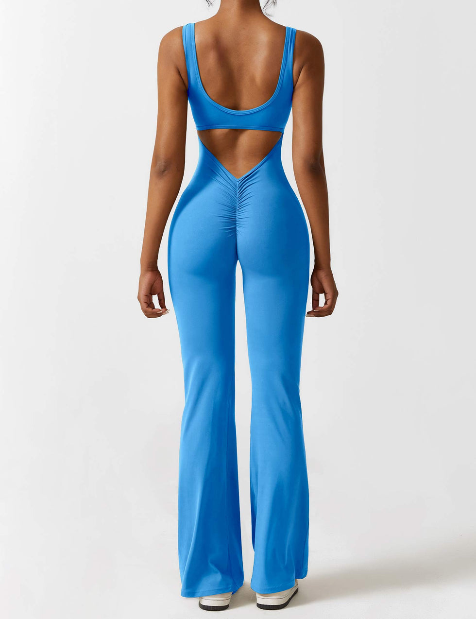 Yeoreo V-Back Flared Jumpsuit