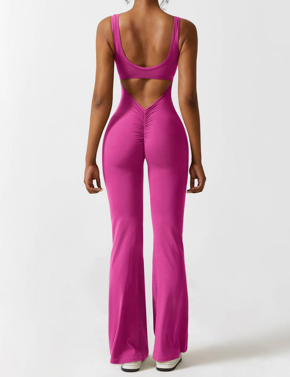 Yeoreo V-Back Flared Jumpsuit